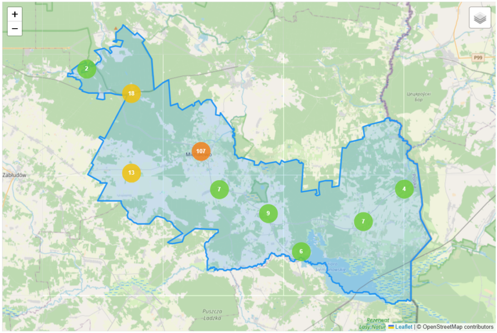 mapa oze 1